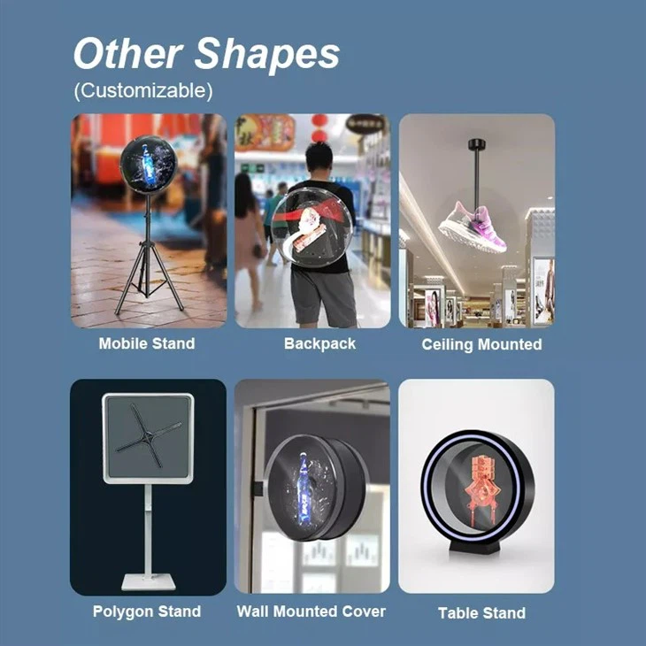 Led Spinning Hologram Backpack